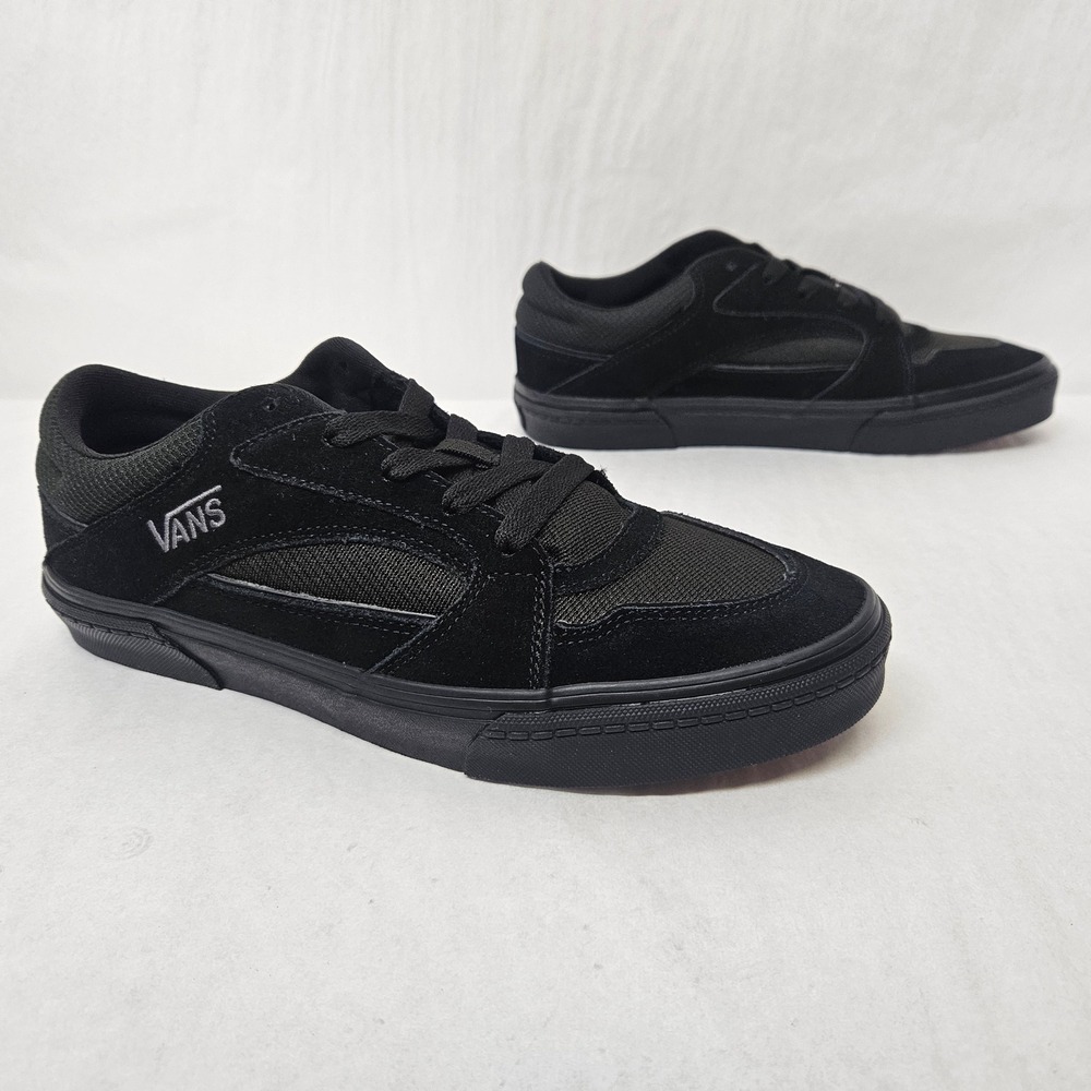 Vans Colson Skate Shoes Suede Mesh VN000CSTBKA Triple Black Mens Size 9.5